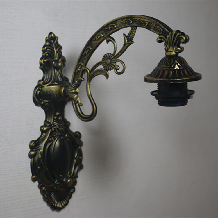 Flower Stained Glass Wall Lamp