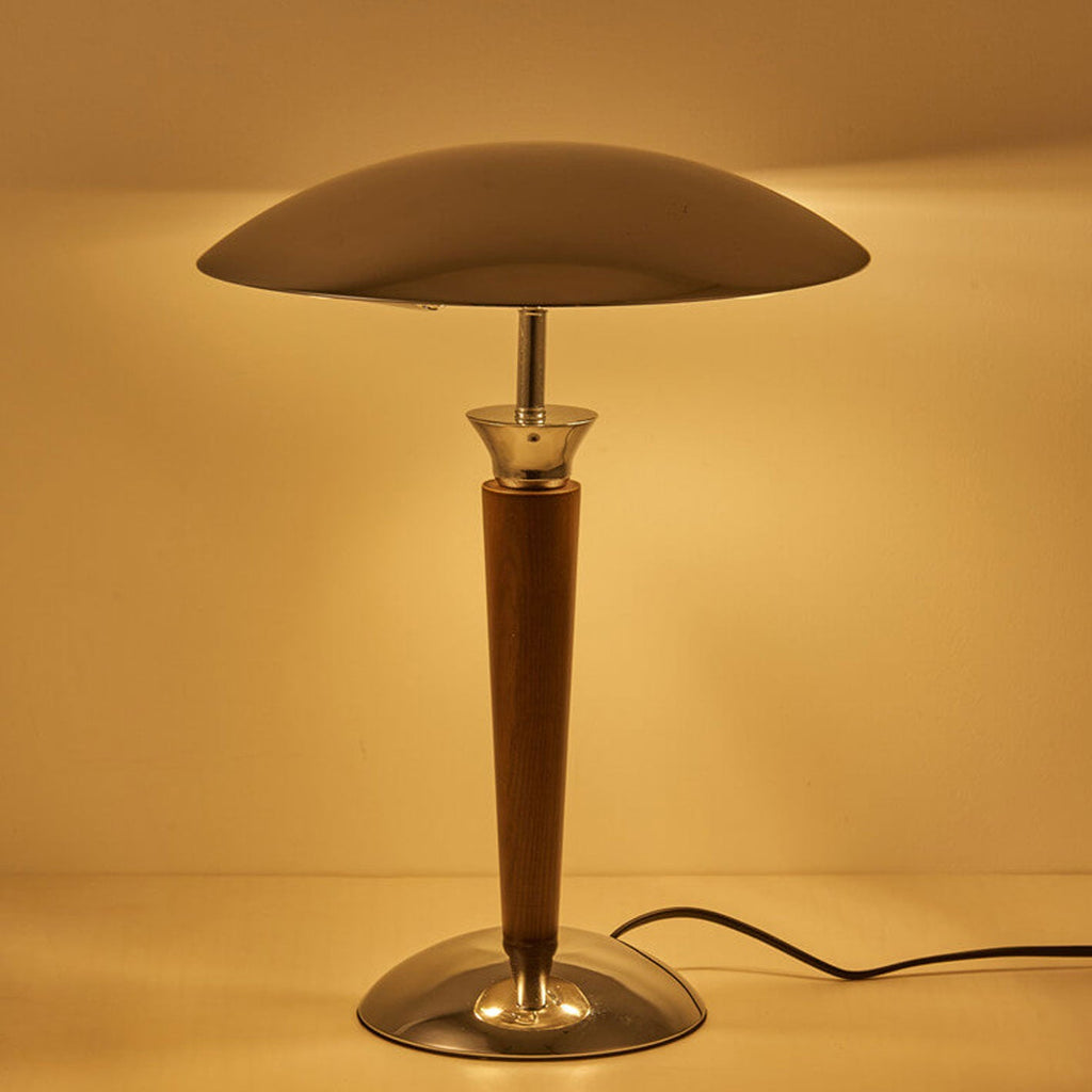 Solid Wood Hardware Table Lamp