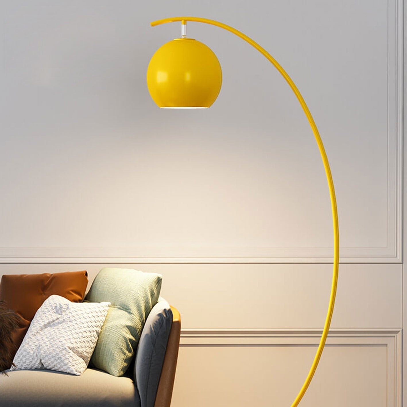Nordic Minimalist Curved Line Floor Lamp