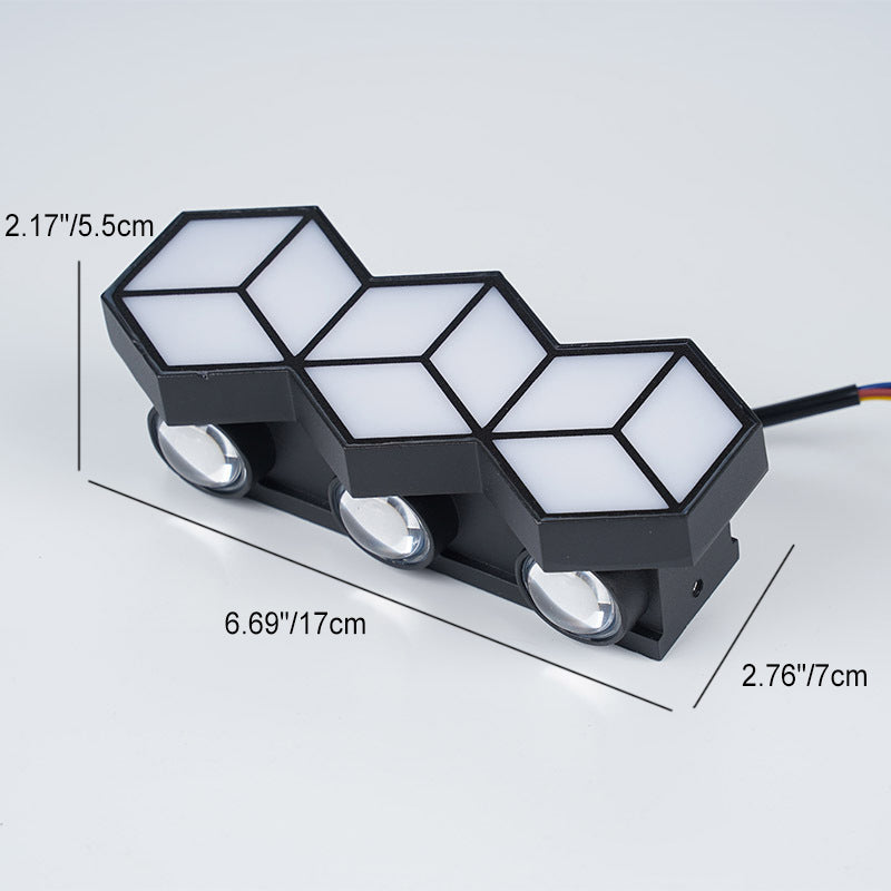 Aluminum Acrylic Lozenge Patio Outdoor Light