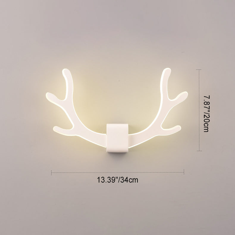 Acrylic Antler Shape Wall Lamp