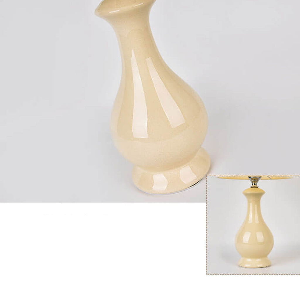 Ceramic Linen Fabric Table Lamp