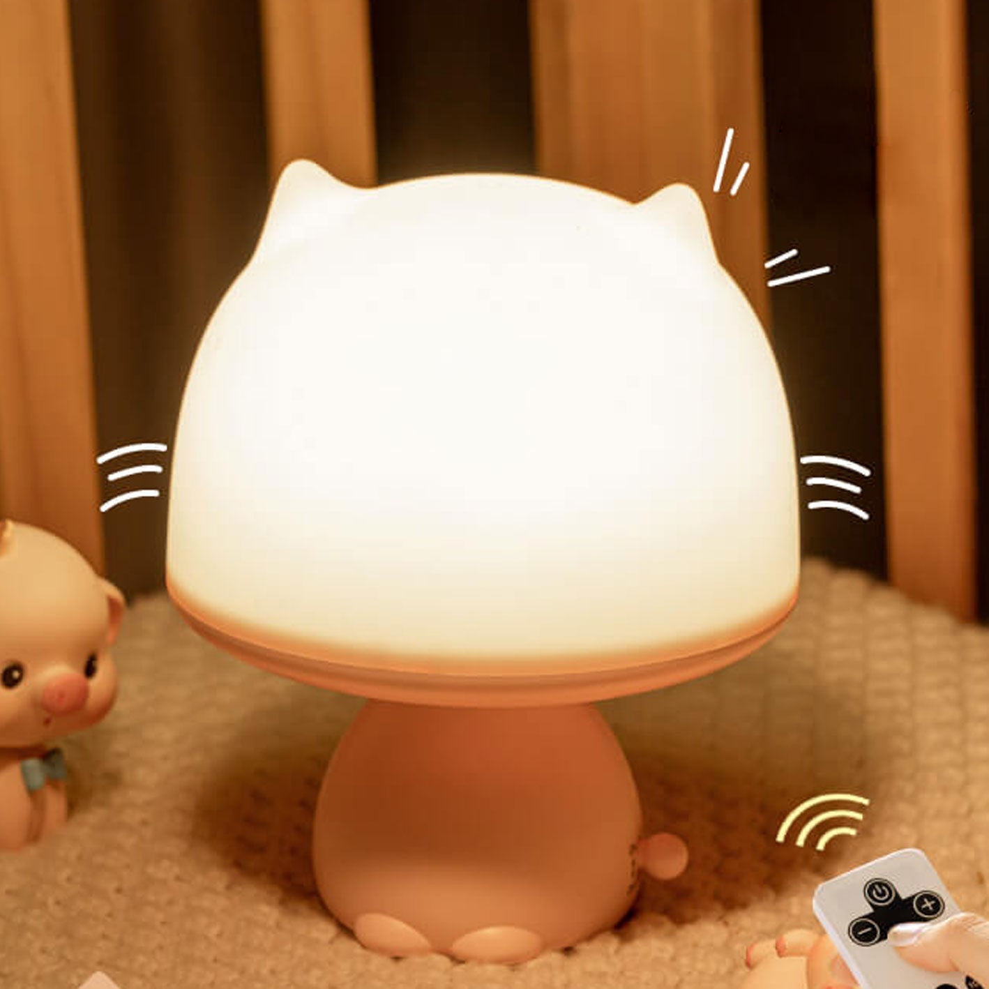 Cartoon Night Rechargeable Smart Table Lamp