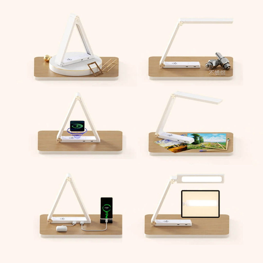 Triangle Eye Protection Rechargeable Table Lamp