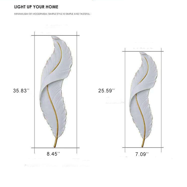 Feather Wall Lamp