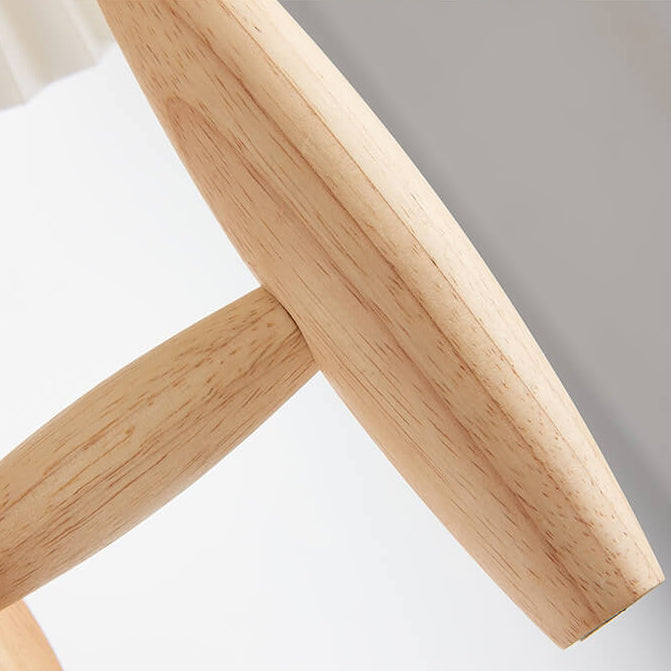 Wooden Pleated Umbrella Wall Lamp