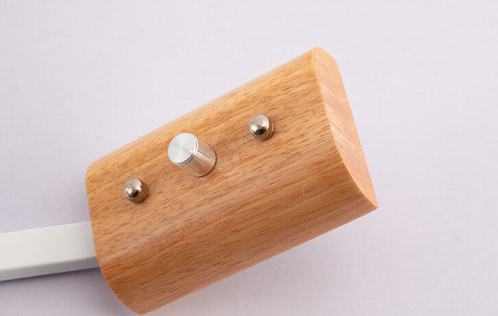 Solid Wood Glass Bell Wall Lamp