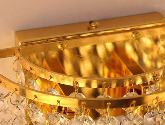Crystal Tassel 2-Light Wall Lamp