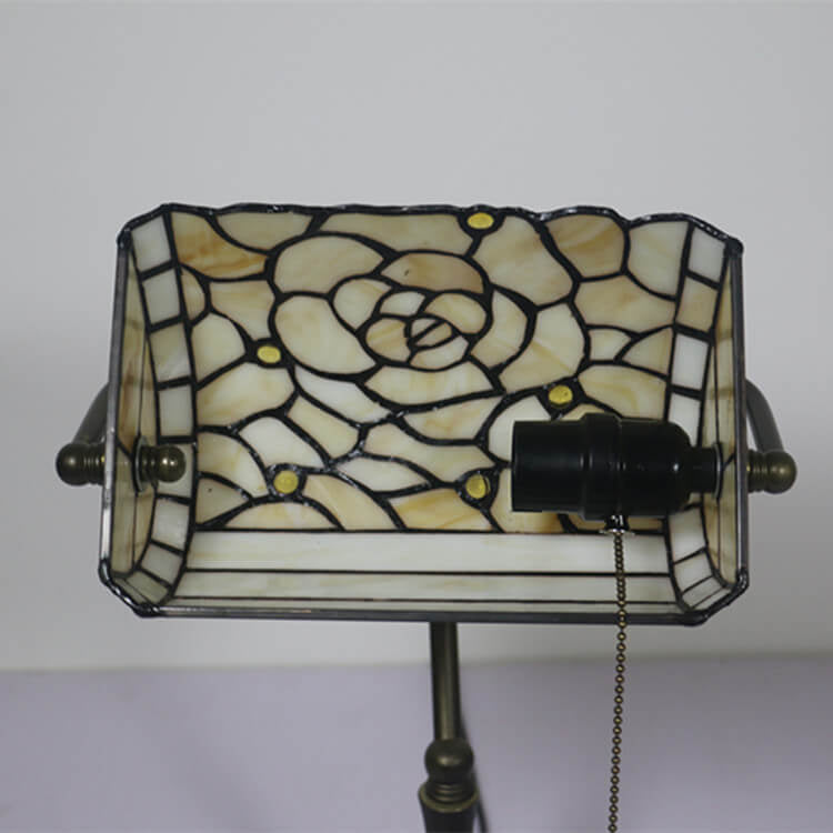 Baroque Stained Glass Zipper Table Lamp