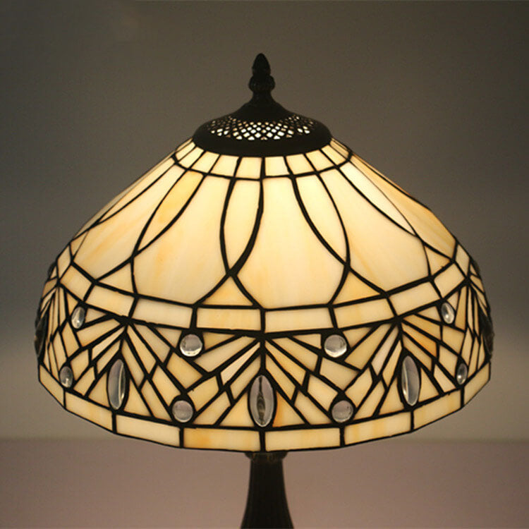 Baroque Gemstone Glass Table Lamp
