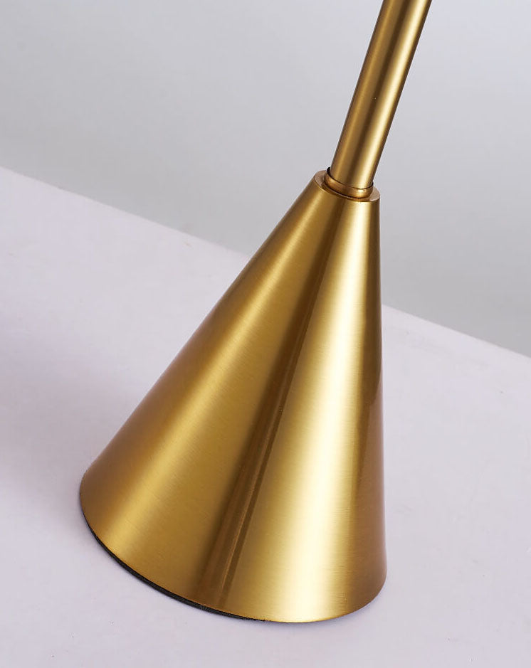 Glass Triangle Table Lamp