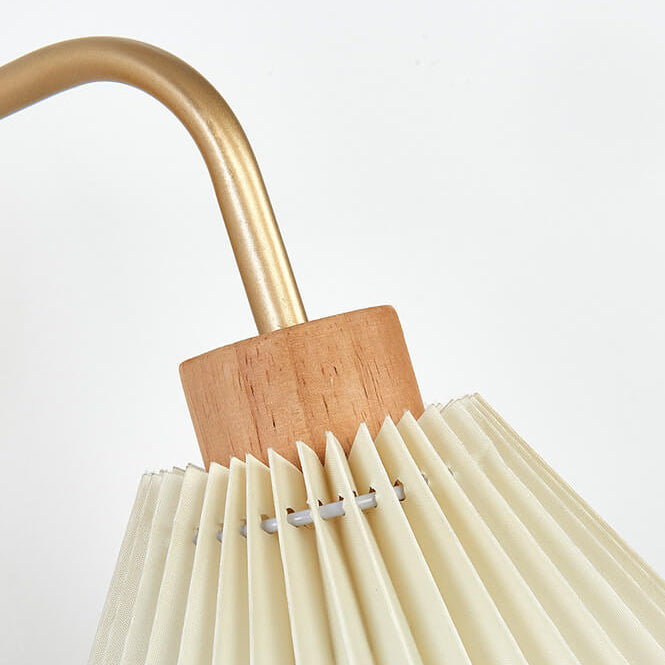 Pleated Umbrella Wall Lamp