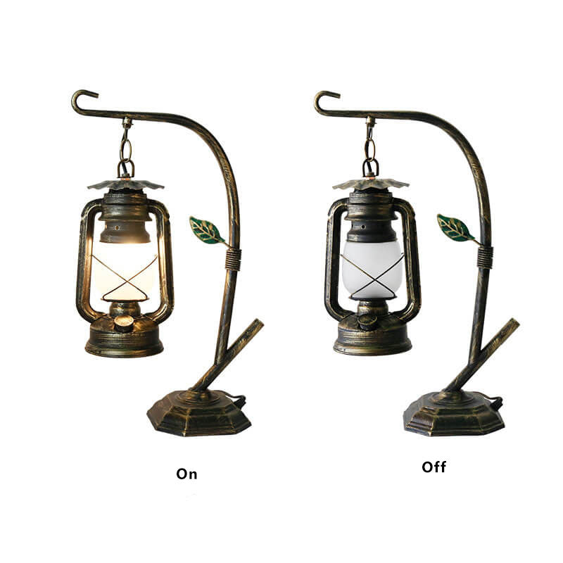 Antique Kerosene Table Lamp