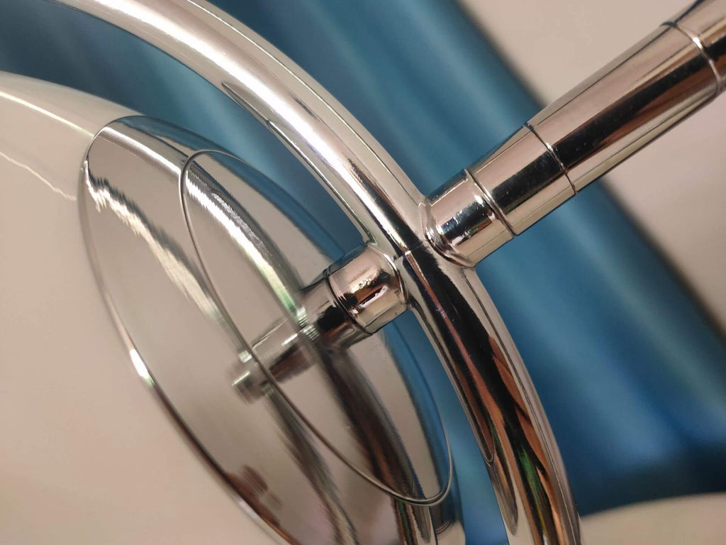 Glass Rotating Moon Table Lamp