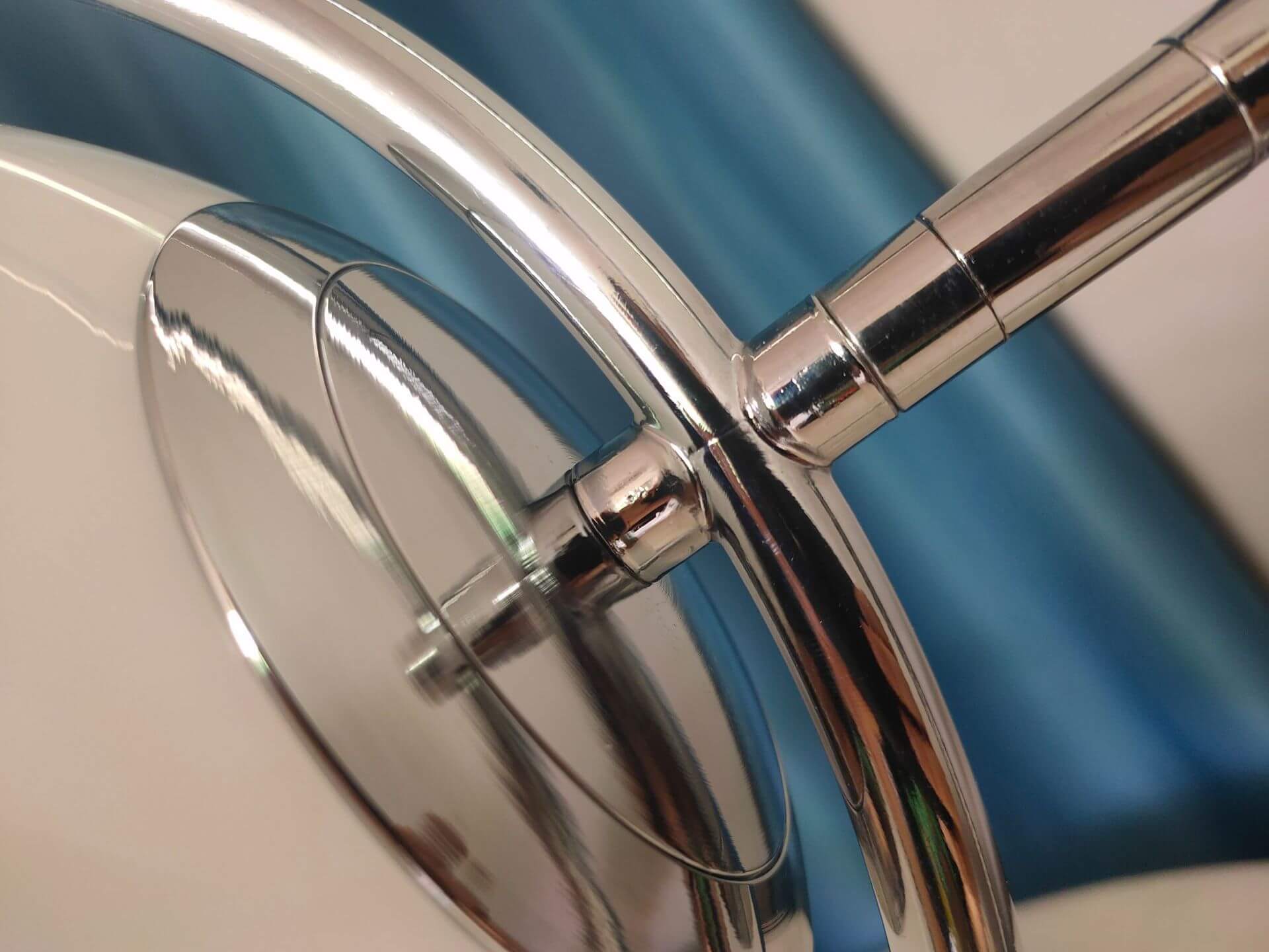 Glass Rotating Moon Table Lamp