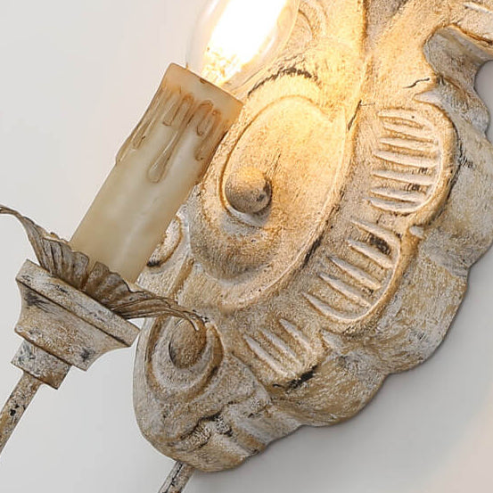 Resin Candelabra Wall Lamp