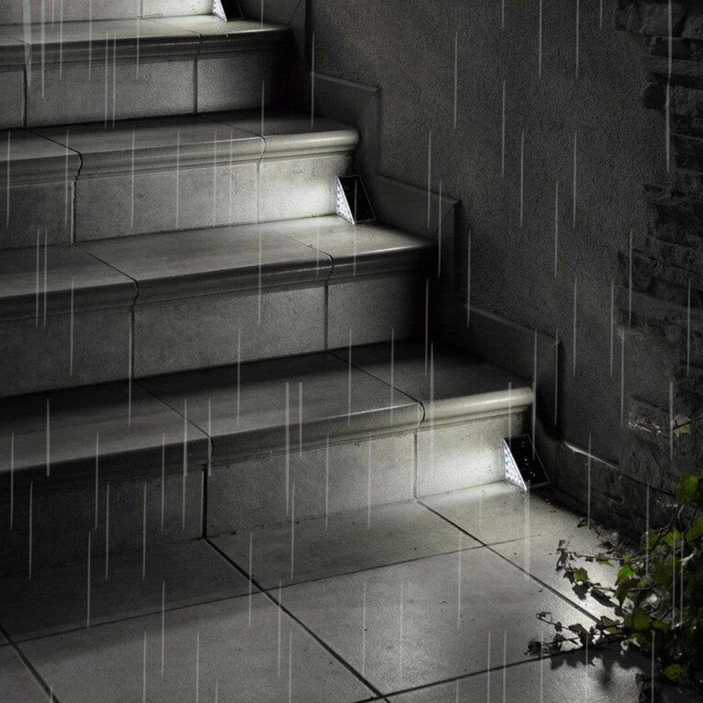 Stereo Triangle Stair Outdoor Light