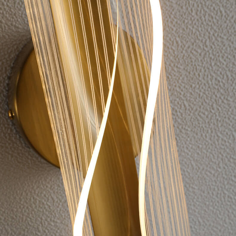 Acrylic Curly Wall Lamp