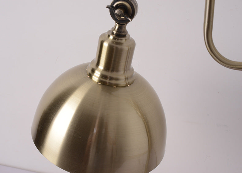 Gold Iron Long Arm Table Lamp