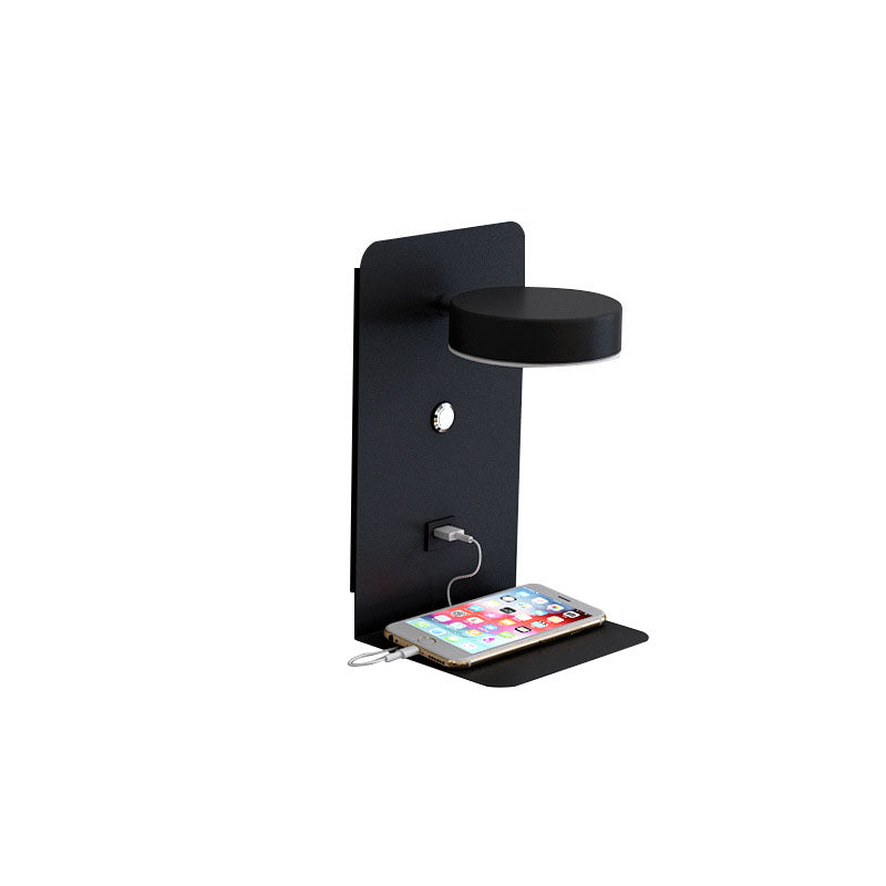 Iron Square Rechargeable Wall Lamp
