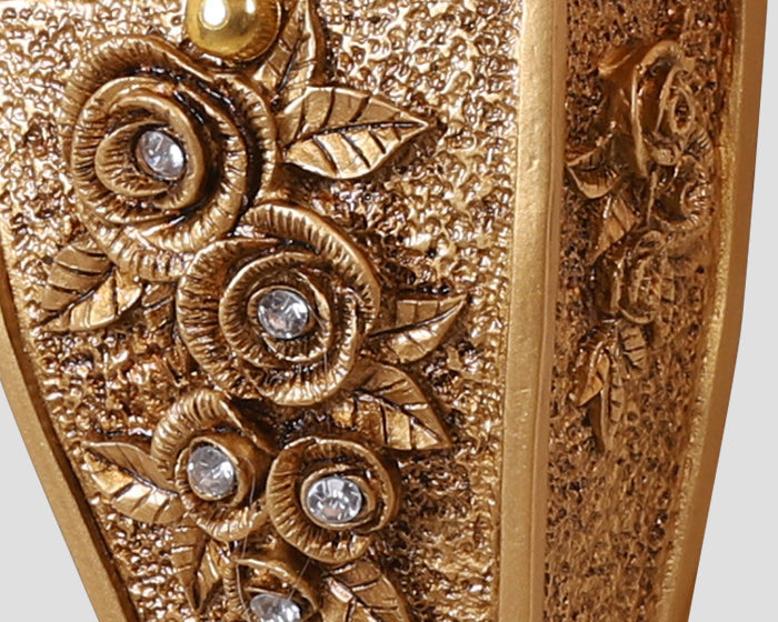 Glass Carving Resin Flared Wall Lamp