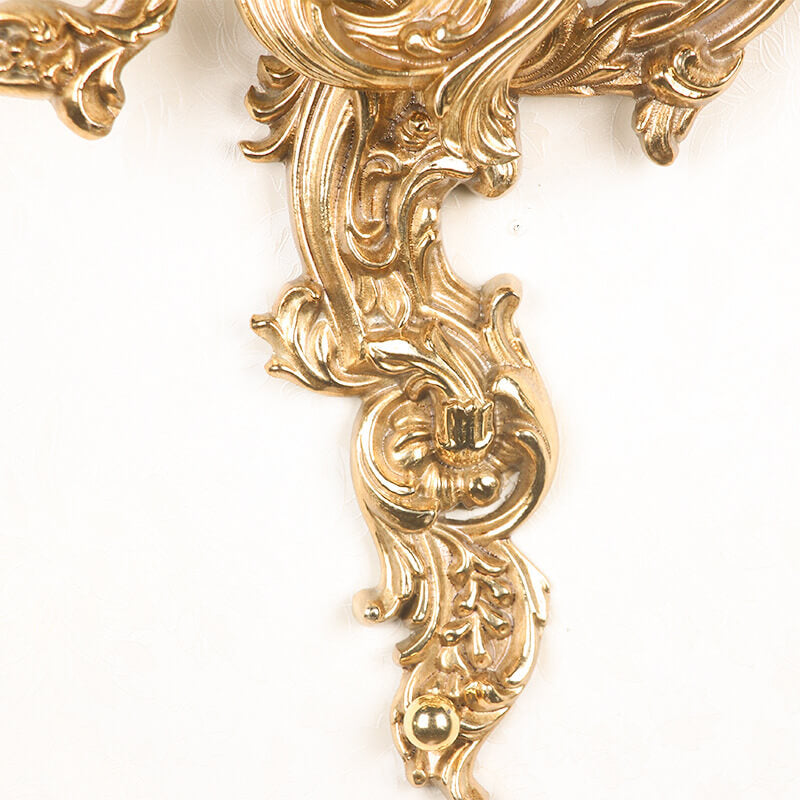 Brass Candle 2/3 2-Light Wall Lamp