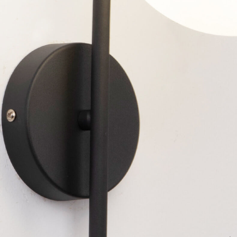 Arc Glass Globe Wall Lamp