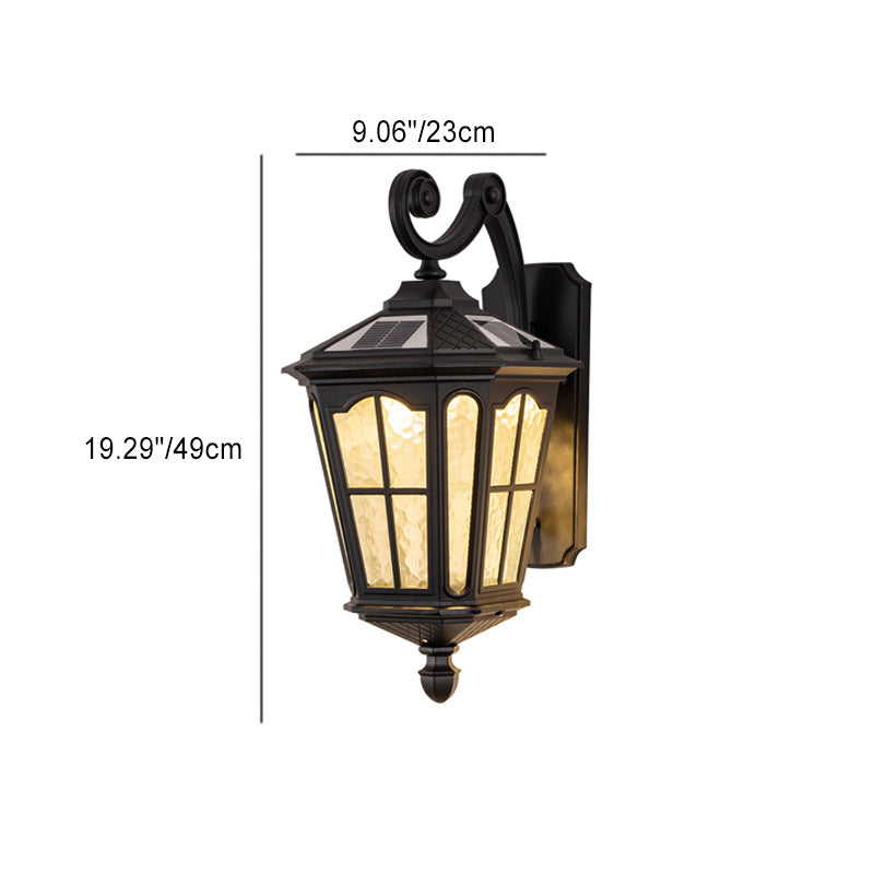 Farmhouse Cube Lantern Aluminum Outdoor Light