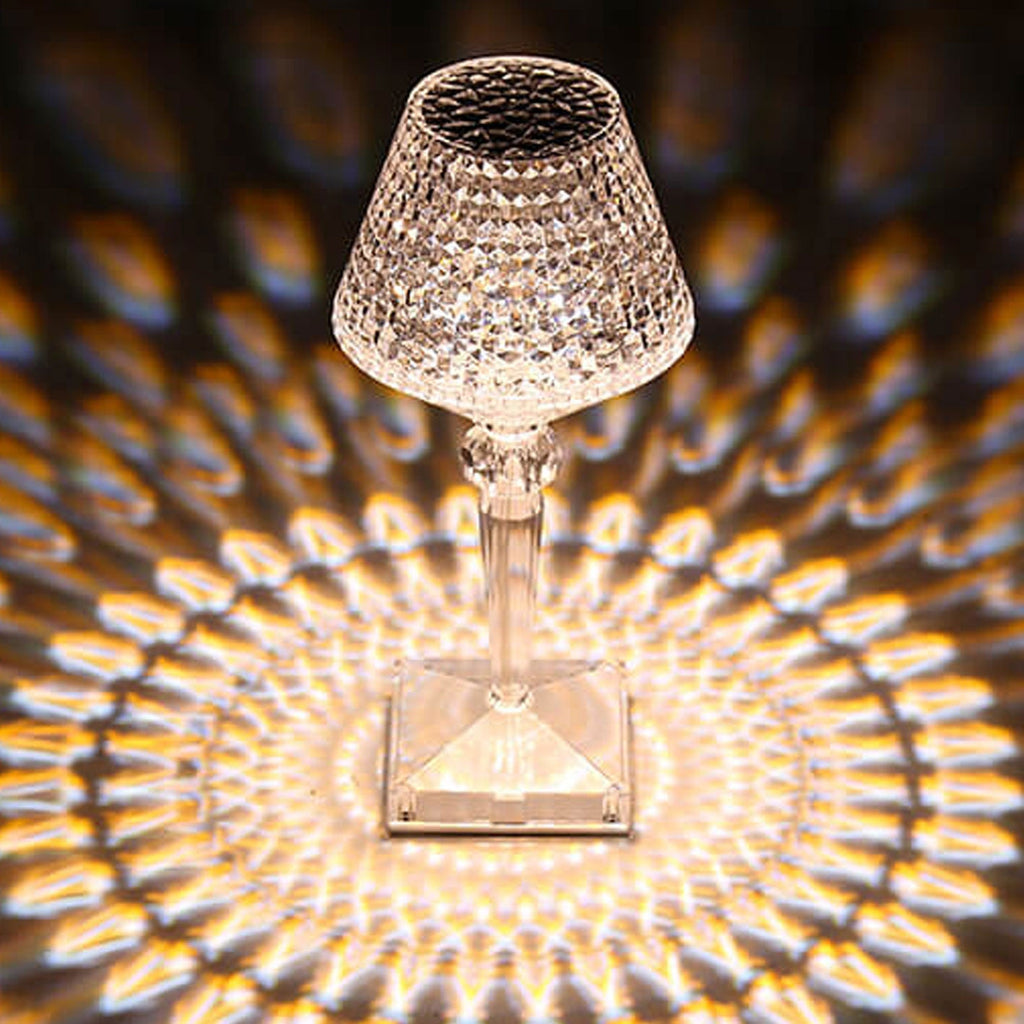 Acrylic Diamond Wine Glass Table Lamp