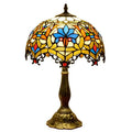 Stained Glass Flower Table Lamp