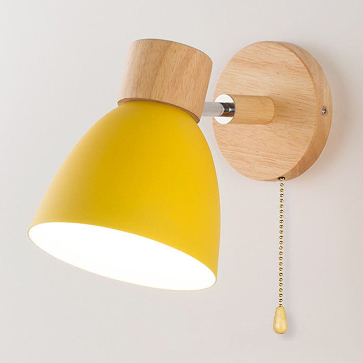 Solid Color Macaron Iron Wall Lamp