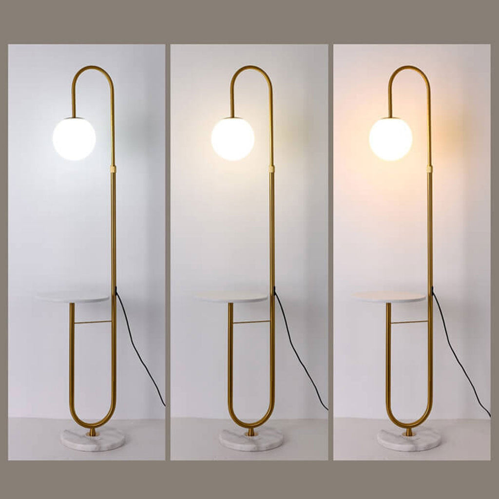 Nordic Minimalist Iron Marble Floor Lamp