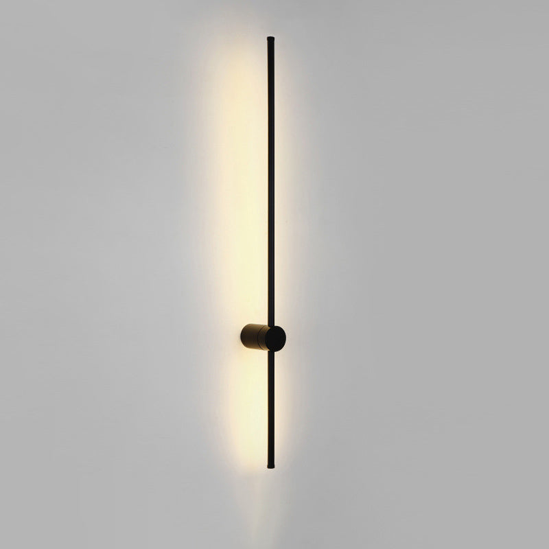 Long Aluminum Iron Silicone Wall Lamp