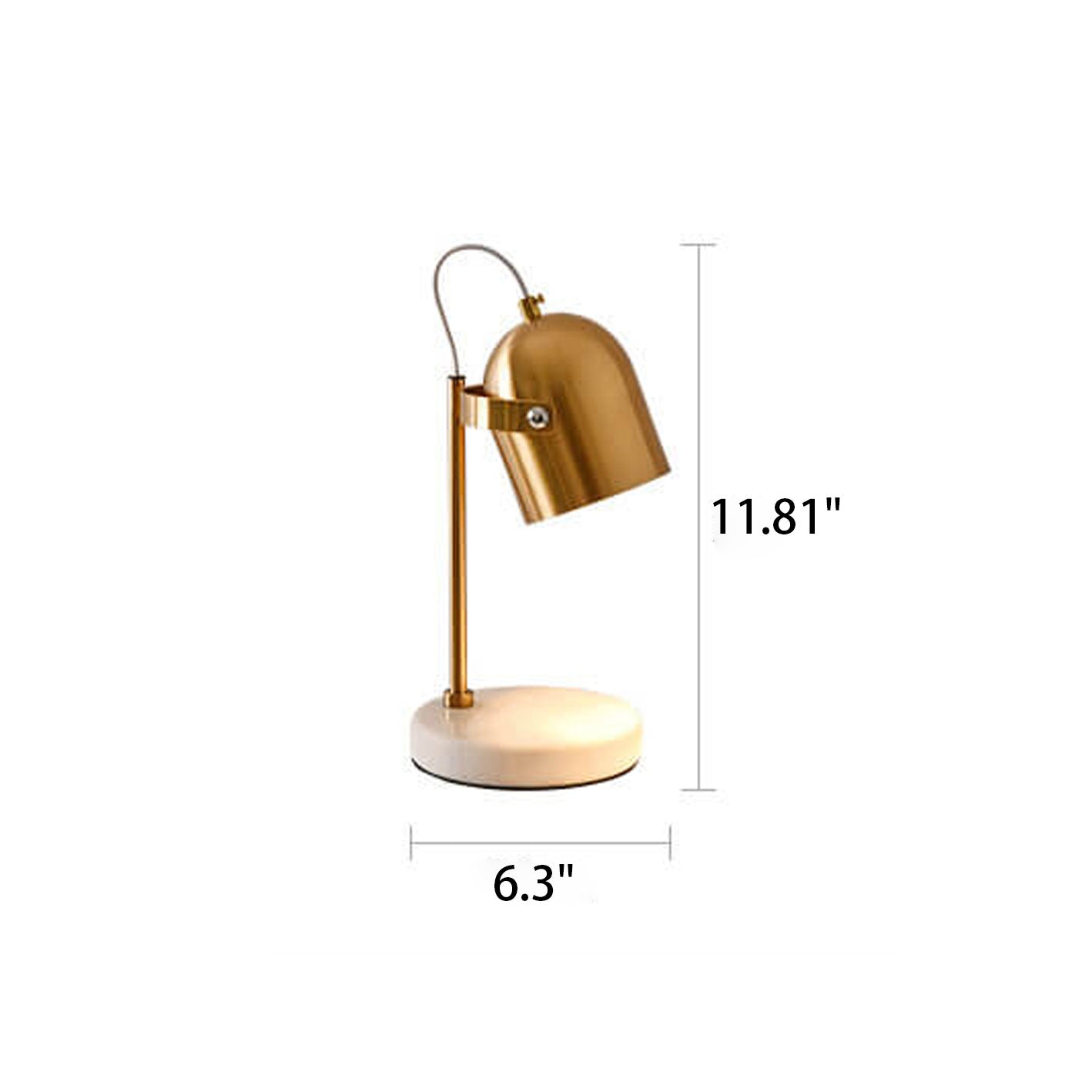 Metal Cylindrical Aromatherapy Melting Table Lamp