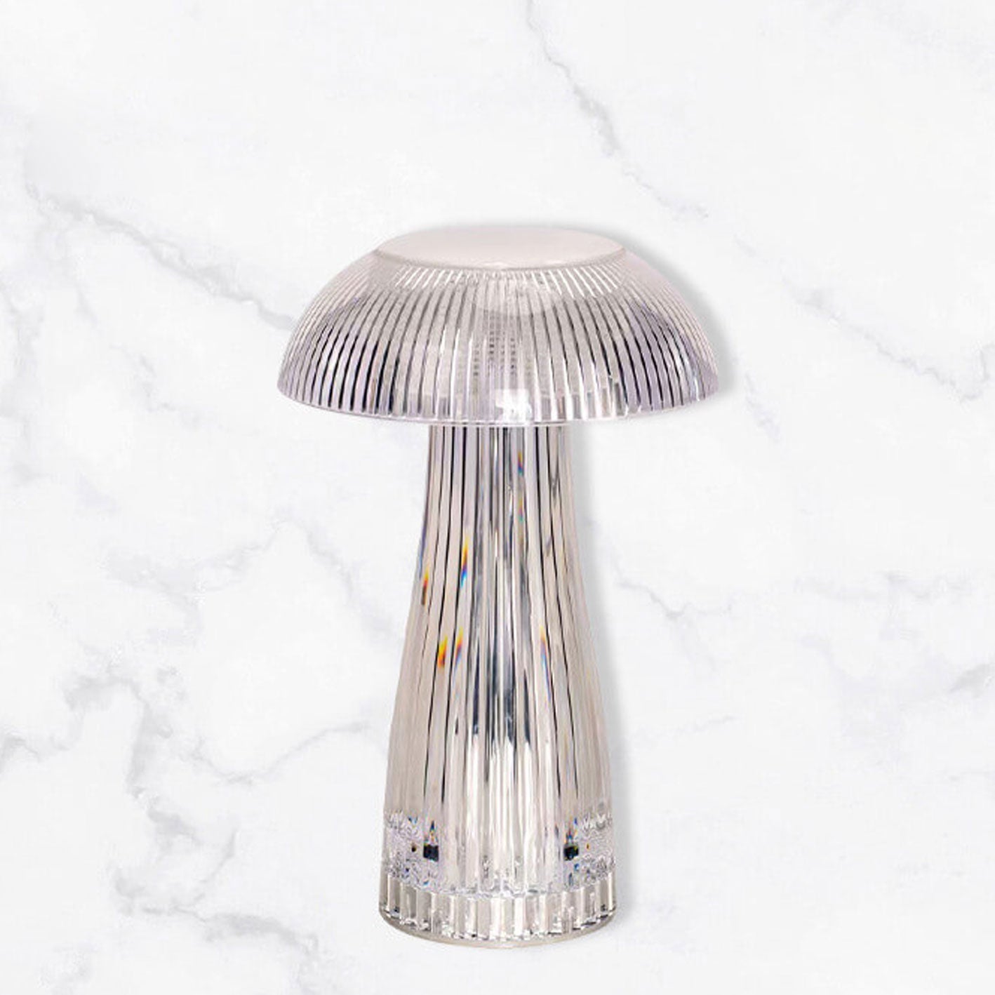 Mushroom PMMA Dazzling Touch Table Lamp