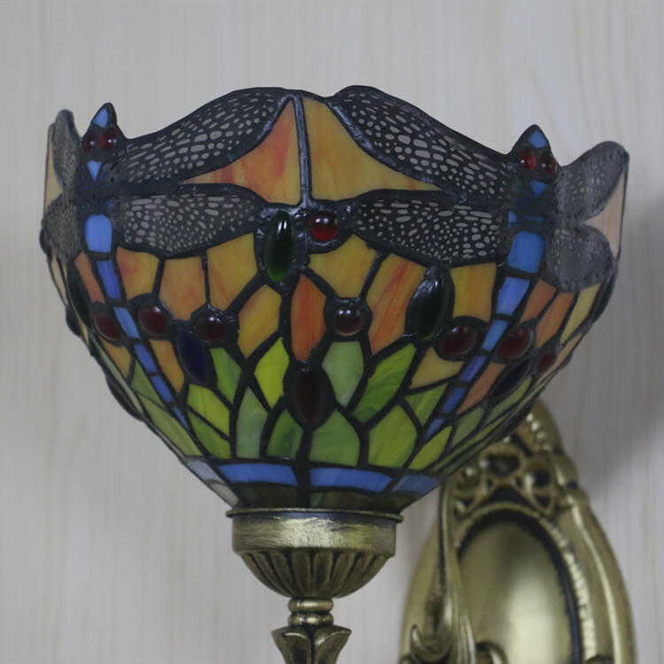 Dragonfly Glass Wall Lamp