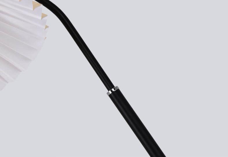 Minimalist Fabric Pleated Shade Floor Lamp