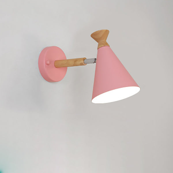 Bell Wood Wall Lamp