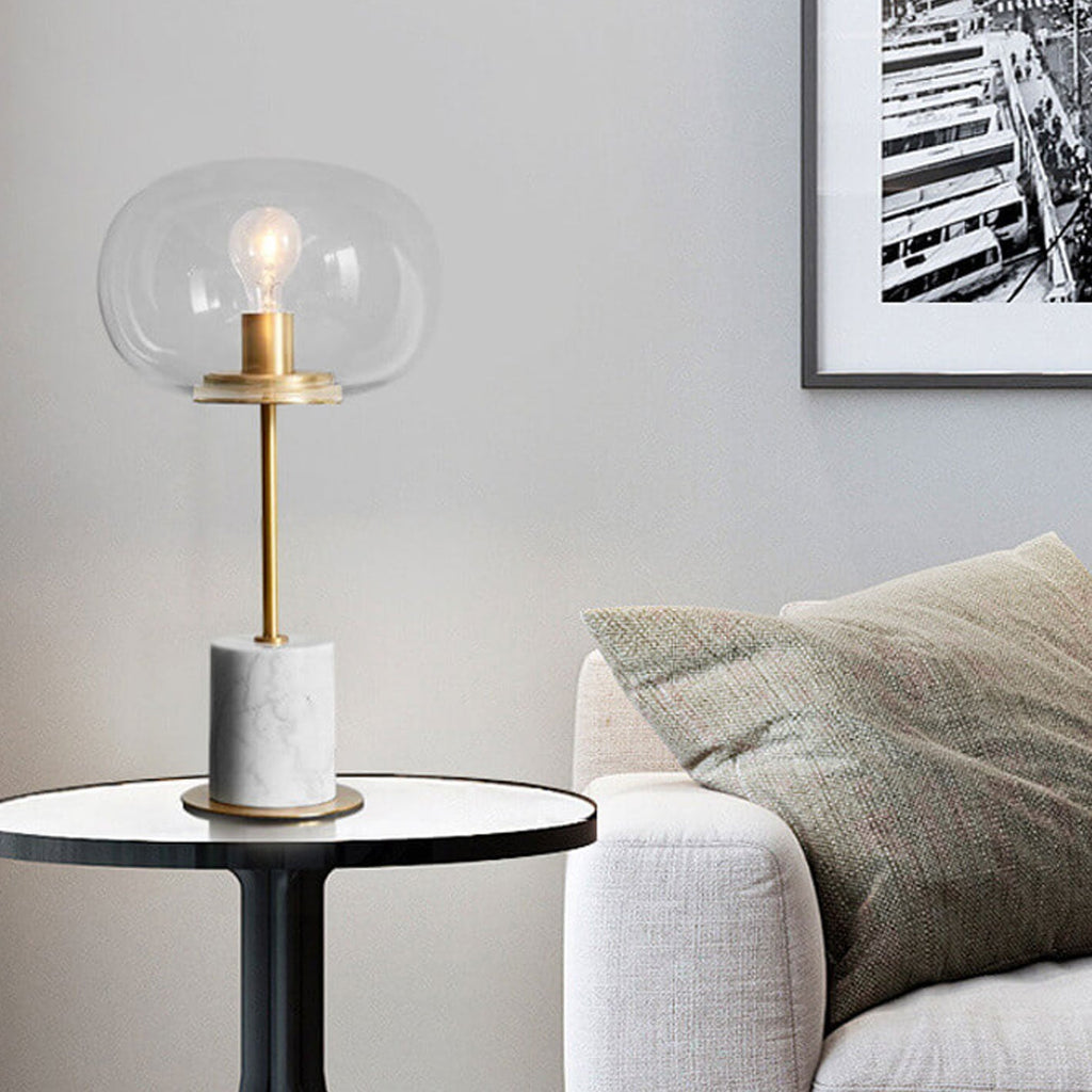 Glass Ball Table Lamp