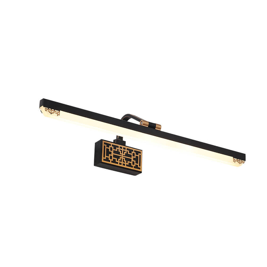 Iron Bar Rotating Mirror Wall Lamp