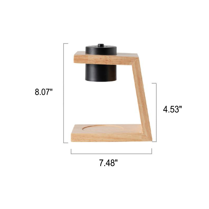 Solid Wood Head Melting Table Lamp