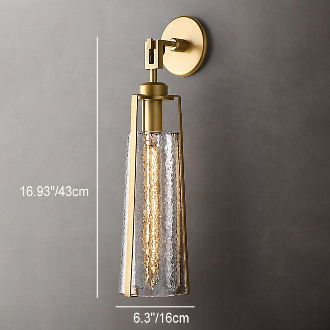 Metal Glass Wall Lamp