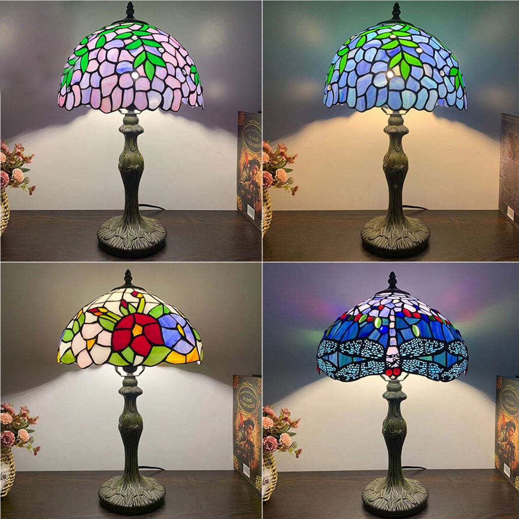 Alloy Stained Glass Table Lamp
