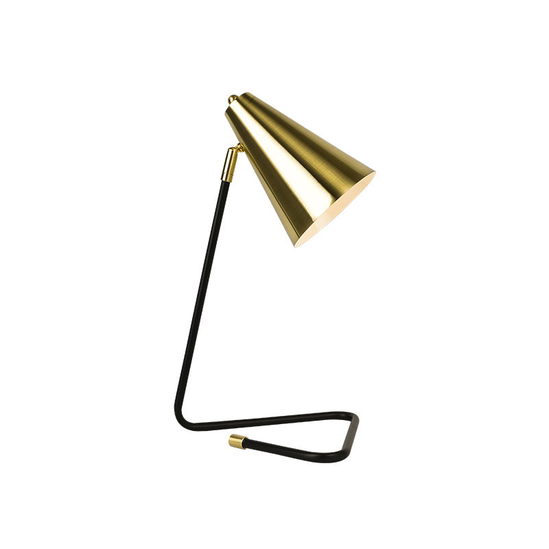 Iron Bell Triangle Table Lamp