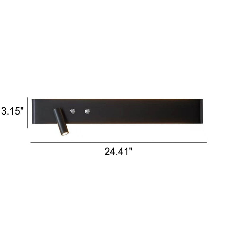Rectangular Aluminum Iron Wall Lamp