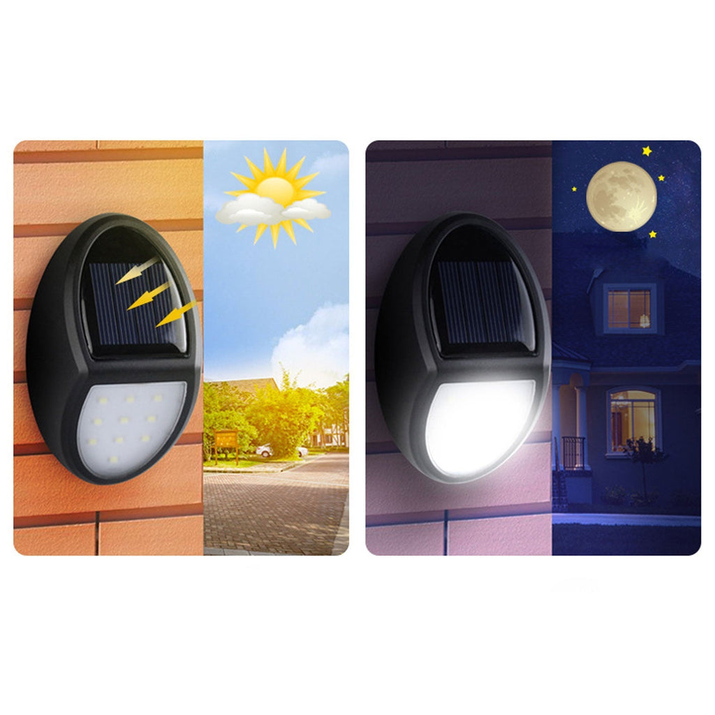 Oval Garden Fence Outdoor Light