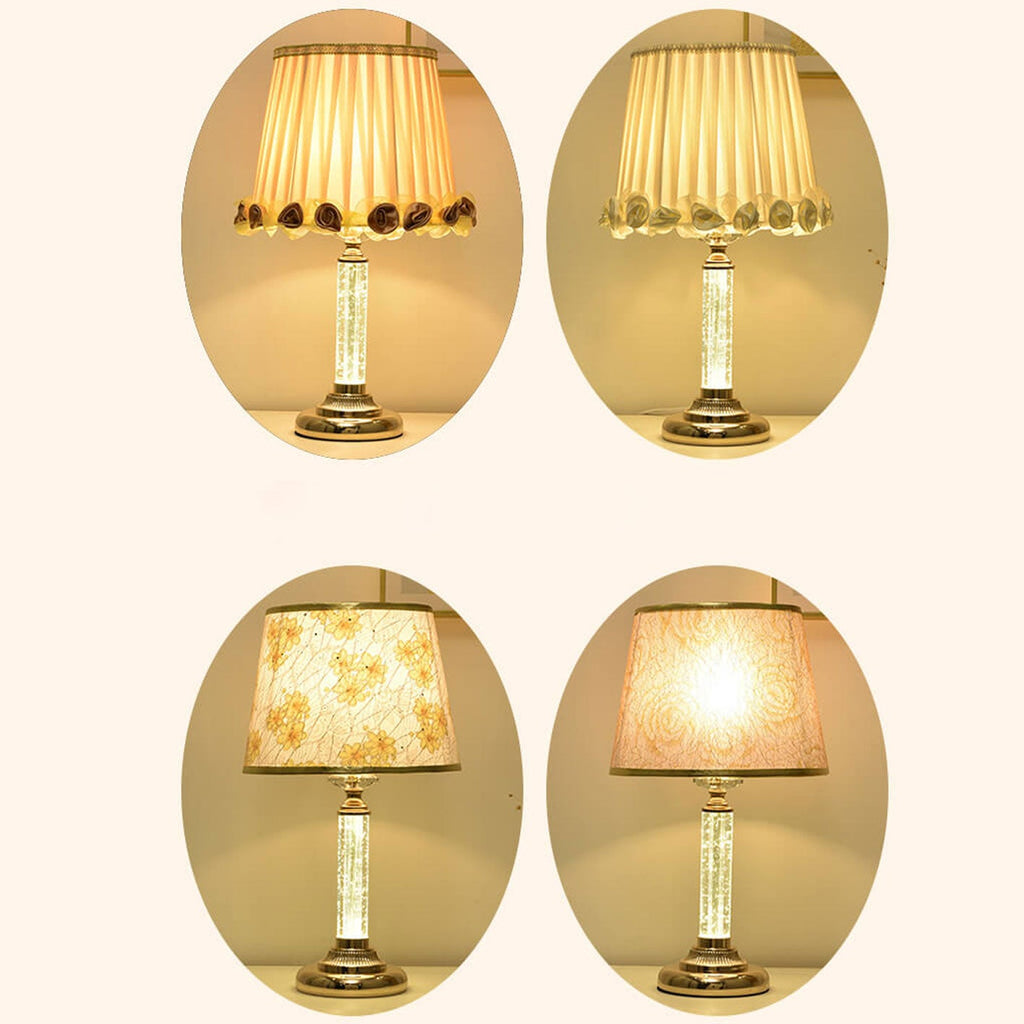 Crystal Brightness Remote Control Table Lamp