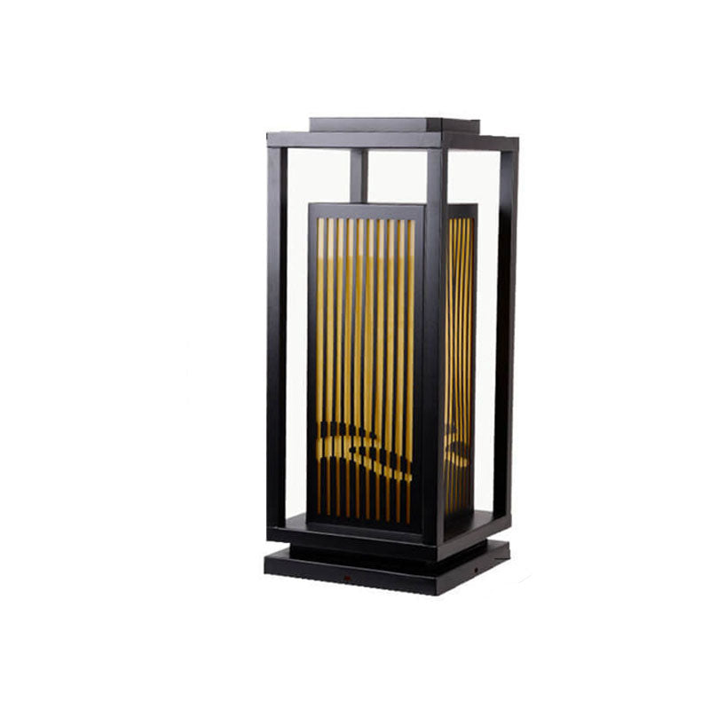 Square Cage Lawn Path Outdoor Light