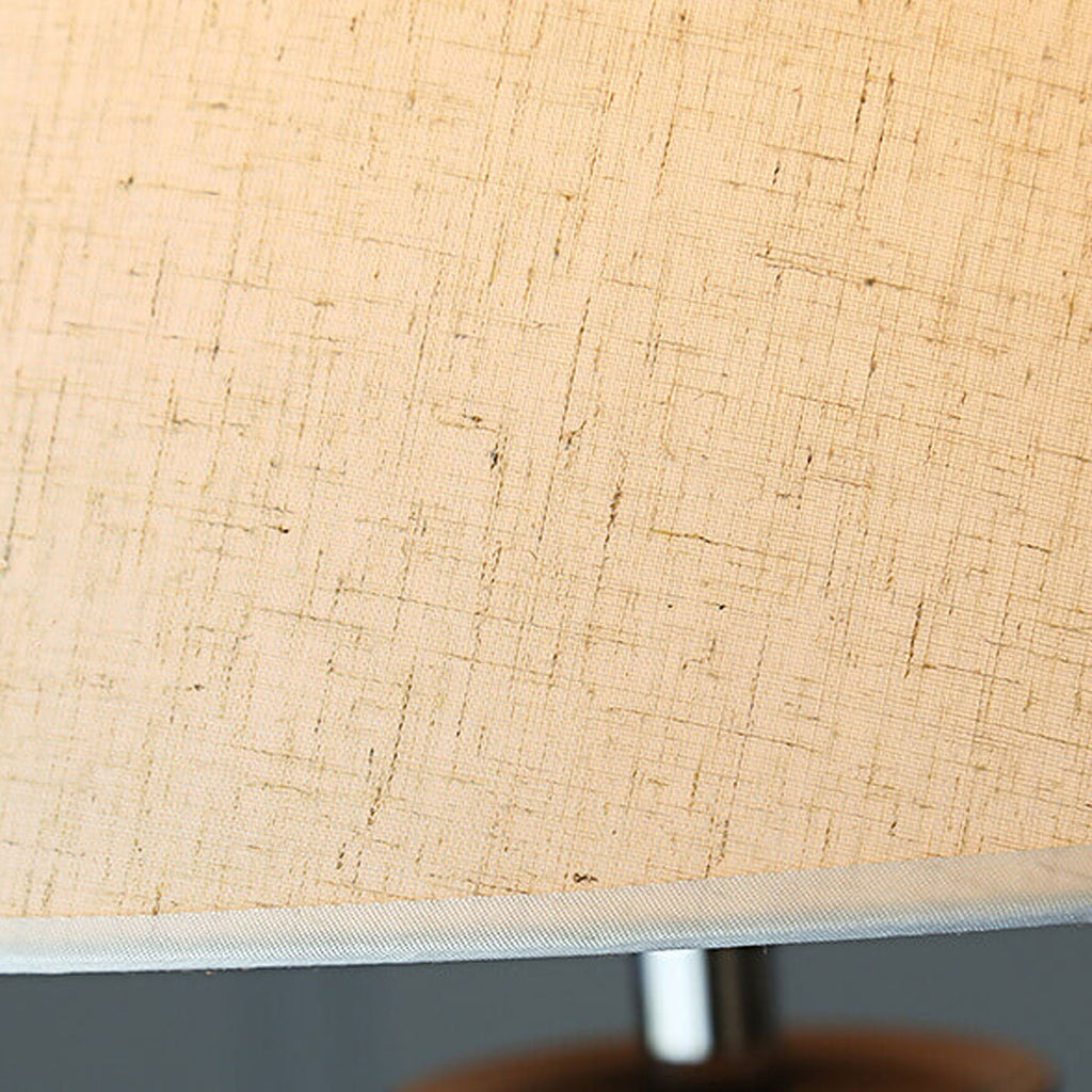Linen Fabric Dome Iron Floor Lamp
