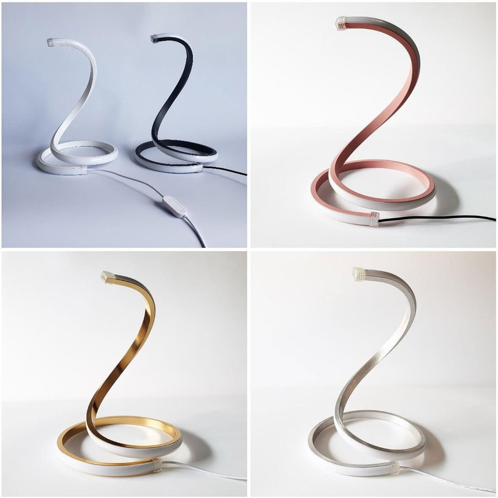 Snake Shape Touch Dimming Table Lamp